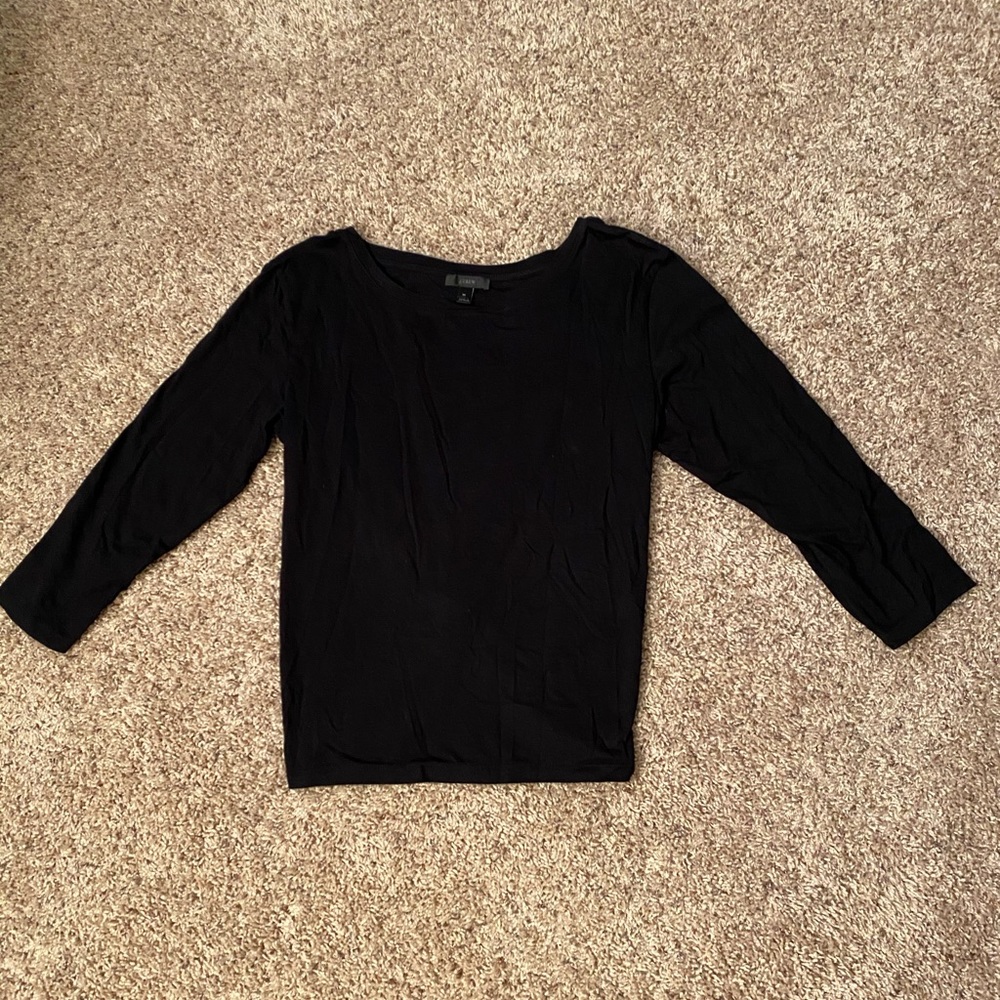 J crew 3/4 sleeve top